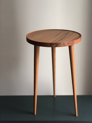 Beech Heartwood (rose hue) plant stool