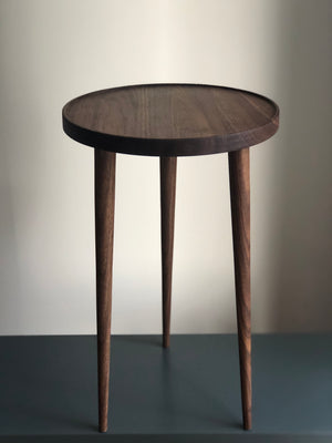 American Walnut wood plant stool